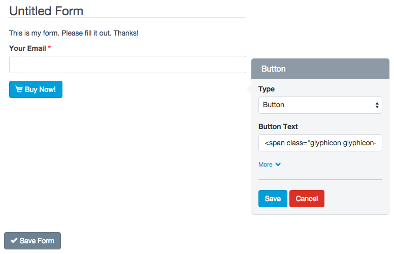 Easy Forms - Form Builder - Button